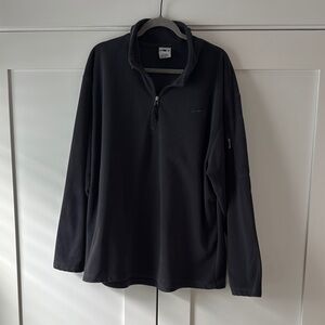 Black Quarter-Zip Pullover